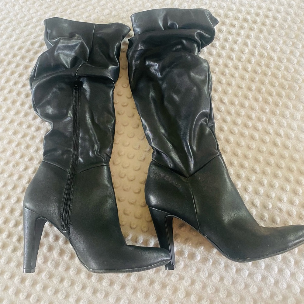 Christian Soriano black heel boots